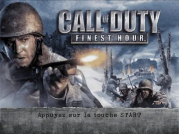 Call of Duty - Finest Hour (Japan) screen shot title